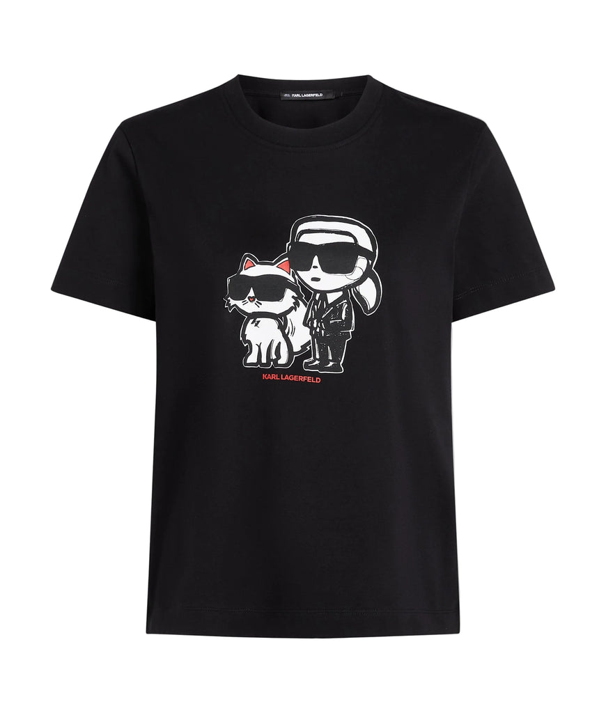 T-SHIRT IKON KARL E CHOUPETTE KARL LAGERFELD