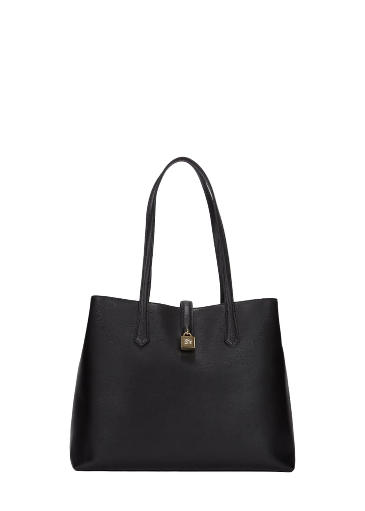 BORSA TOTE MEDIA CON LUCCHETTO     KARL LAGERFELD