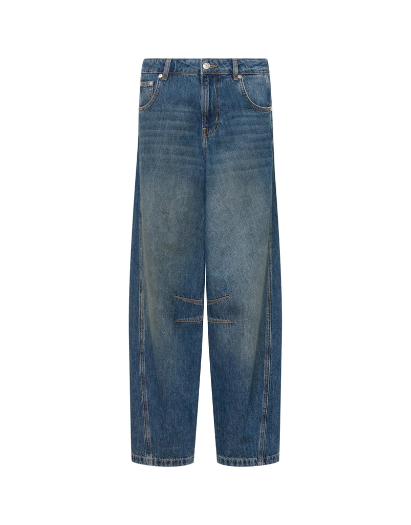 PANTALONE LARGO CONFORT DENIM LOVE MOSCHINO