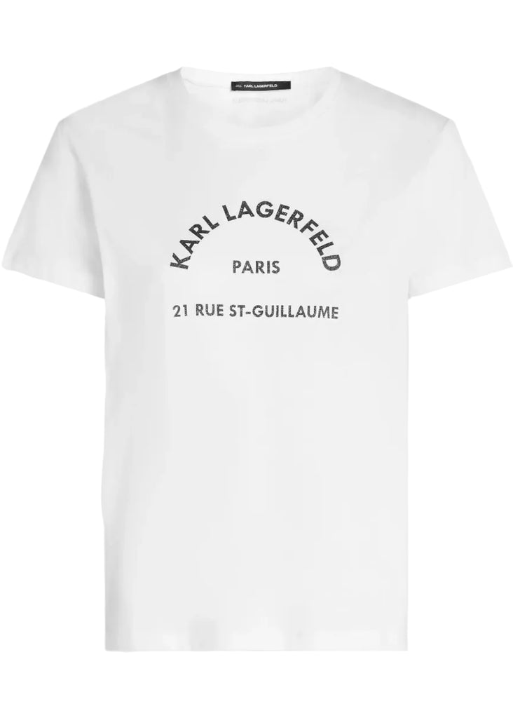 T-SHIRT RUE ST-GUILLAUME GLITTER KARL LAGERFELD