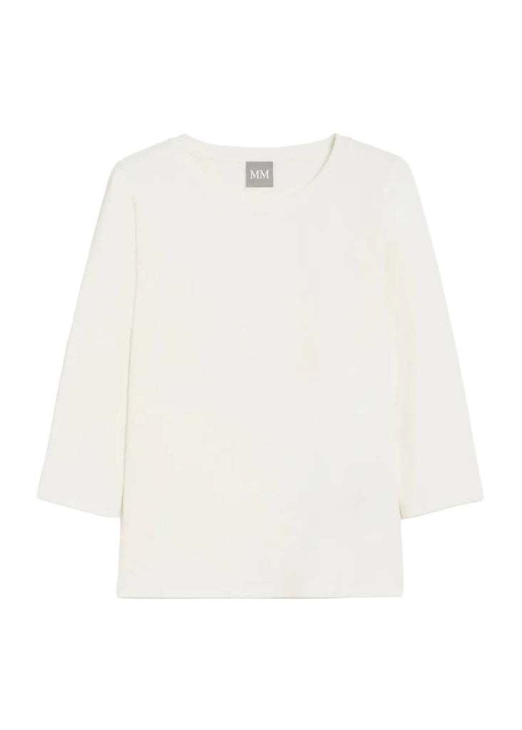 BLUSA MANICA TRE QUARTI COTONE ORGANICO STRETCH MAX MARA MM