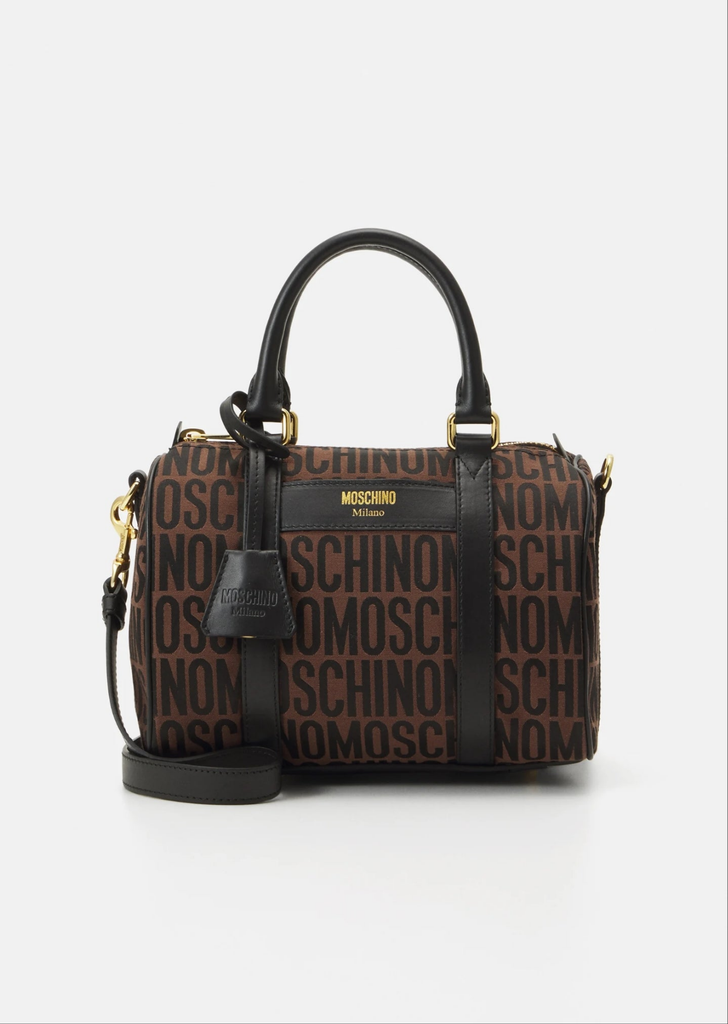 BORSA A MANO  NYLON JACQUARD    MOSCHINO COUTURE !