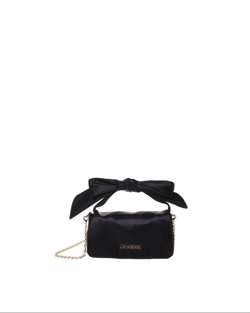 Borsa Tote con Fiocco e Dettaglio Catena LOVE MOSCHINO