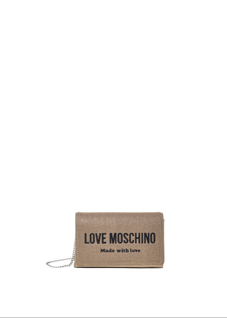 BORSA A TRACOLLA LOGO LOVE MOSCHINO