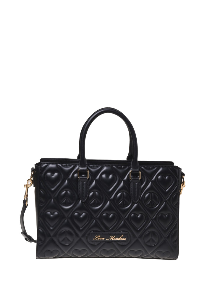 BORSA EMBOSSED PU LOVE MOSCHINO