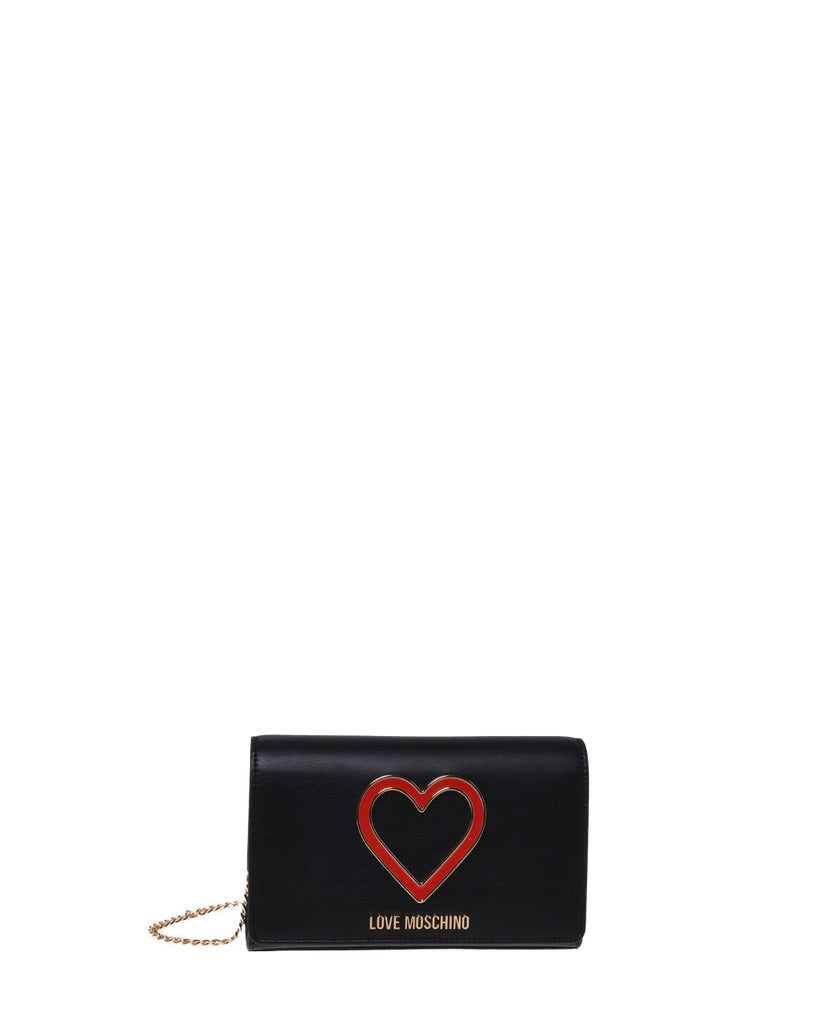 BORSA TRACOLLA RECYCLED LEATHER LOVE MOSCHINO