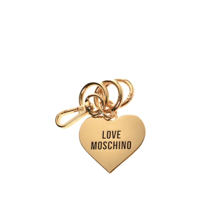 PORTACHIAVI METAL LOGO KEYCHAIN  LOVE MOSCHINO