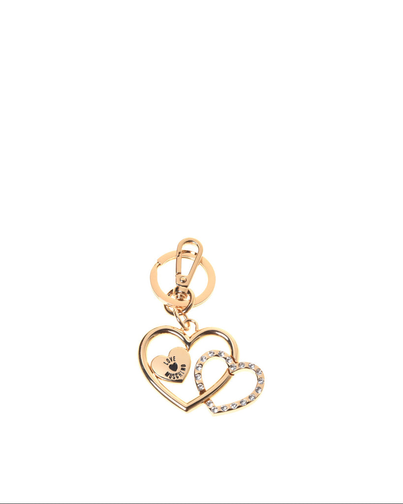 PORTACHIAVI METALLO ORO LOVE MOSCHINO