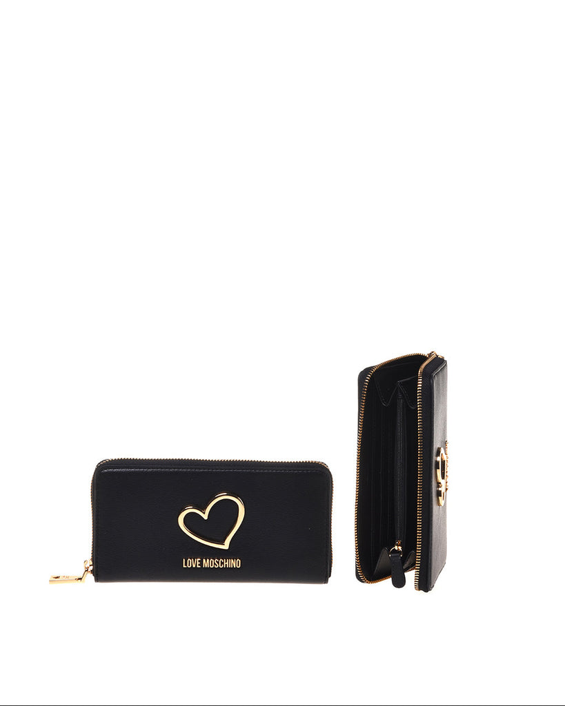 Portafoglio con Applicazione Cuore LOVE MOSCHINO