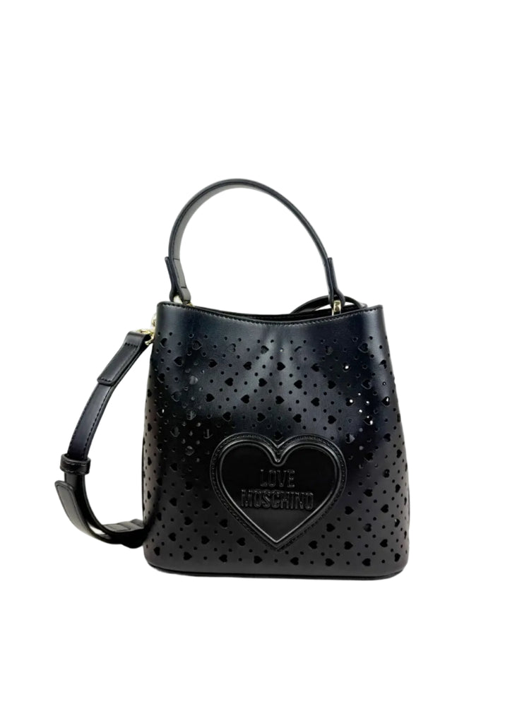 BORSA SECCHIELLO PICCOLO TRAFORATO LOVE MOSCHINO