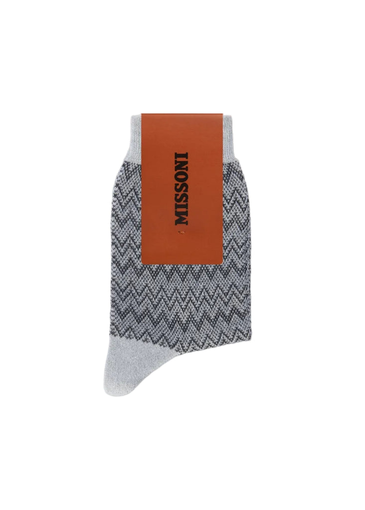 CALZINI CORTI MAGLIA LAMÉ ZIG ZAG MISSONI