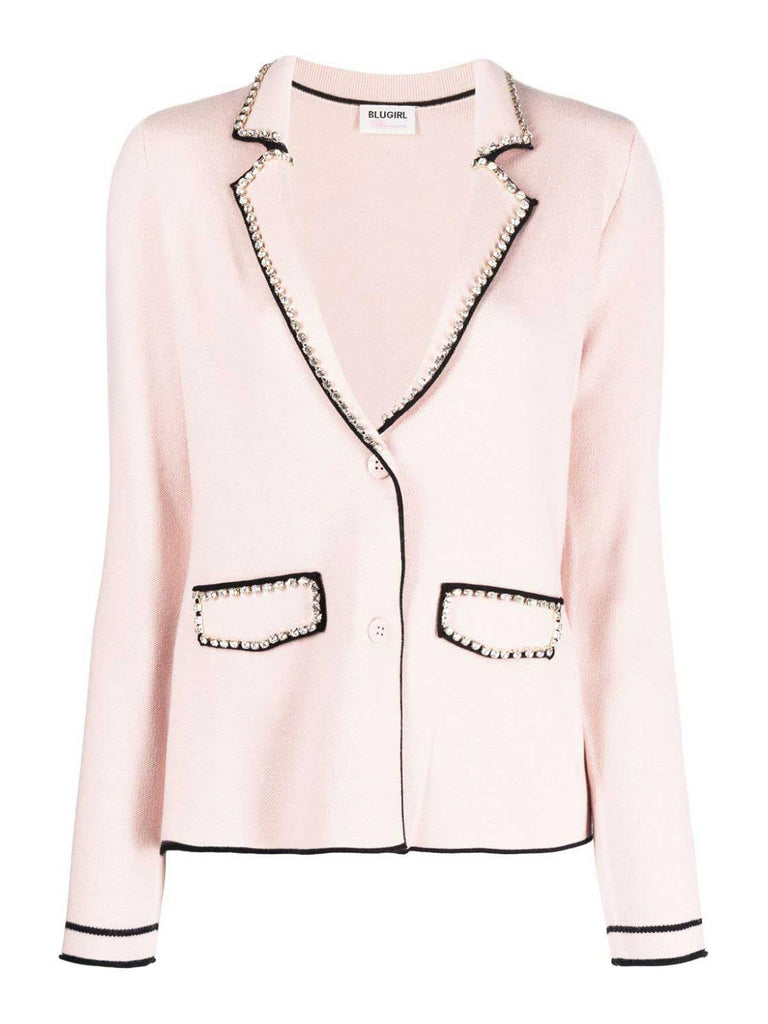 MAGLIA APERTA DIAMANTI  BLUGIRL Blumarine