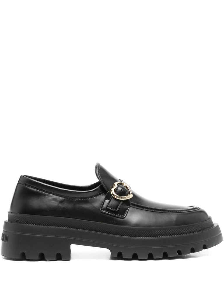 SCARPA MOCASSINO DONNA CON FIBBIA   LOVE MOSCHINO