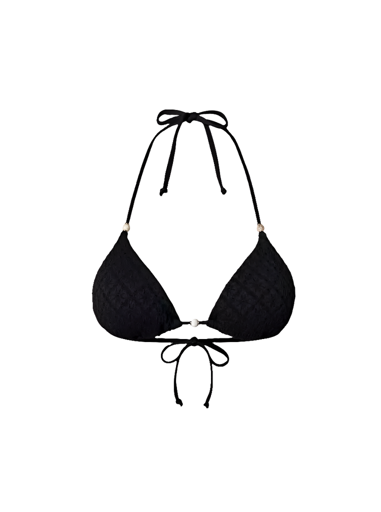 COSTUME DA BAGNO TRIANGOLO CON RICAMO SANGALLO    TWINSET