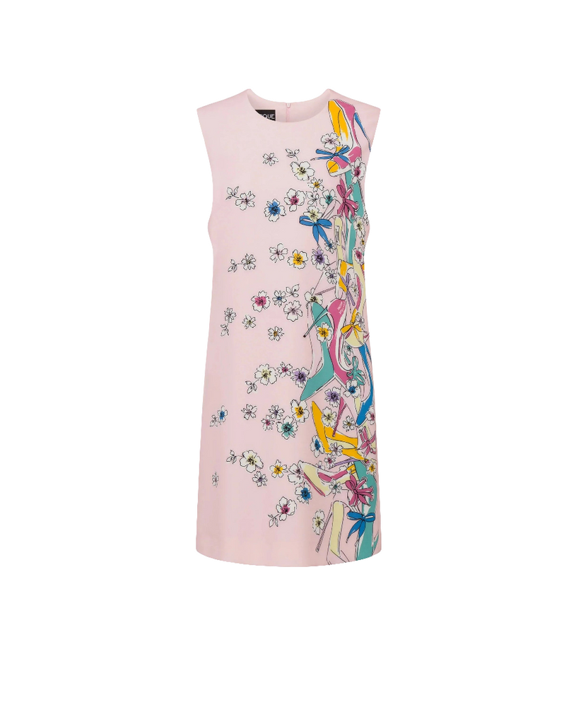ABITO IN CADY LEGGERO HEELS & FLOWERS BOUTIQUE MOSCHINO