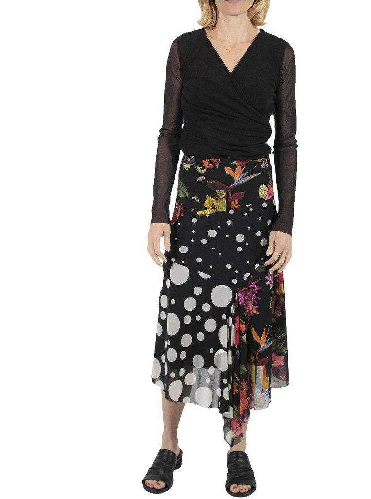 GONNA MULTI POINTED SKIRT    FUZZI