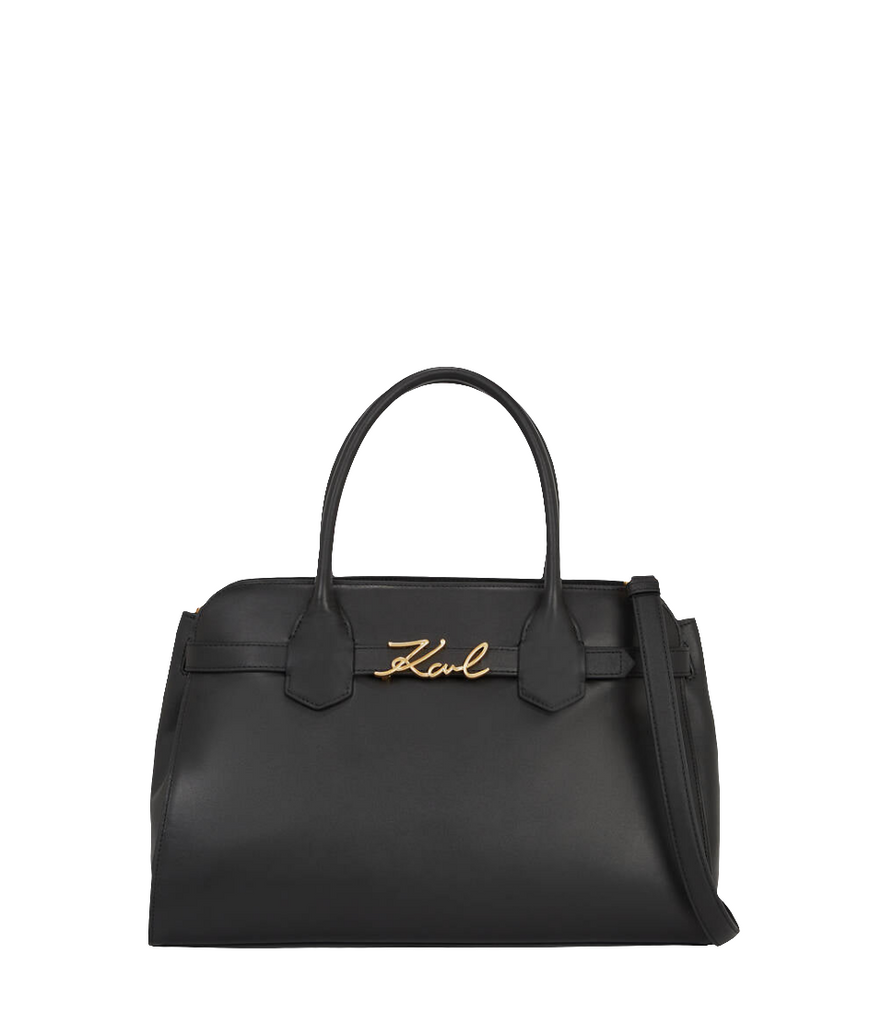 BORSA K/SIGNATURE CON MANICO SUPERIORE     KARL LAGERFELD