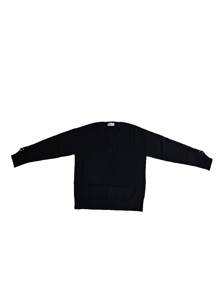 MAGLIA MIXY SCOLLO A V     NENETTE