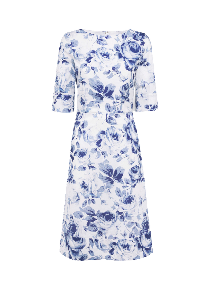 ABITO LONGUETTE IN POPELINE A ROSE     BLUGIRL Blumarine