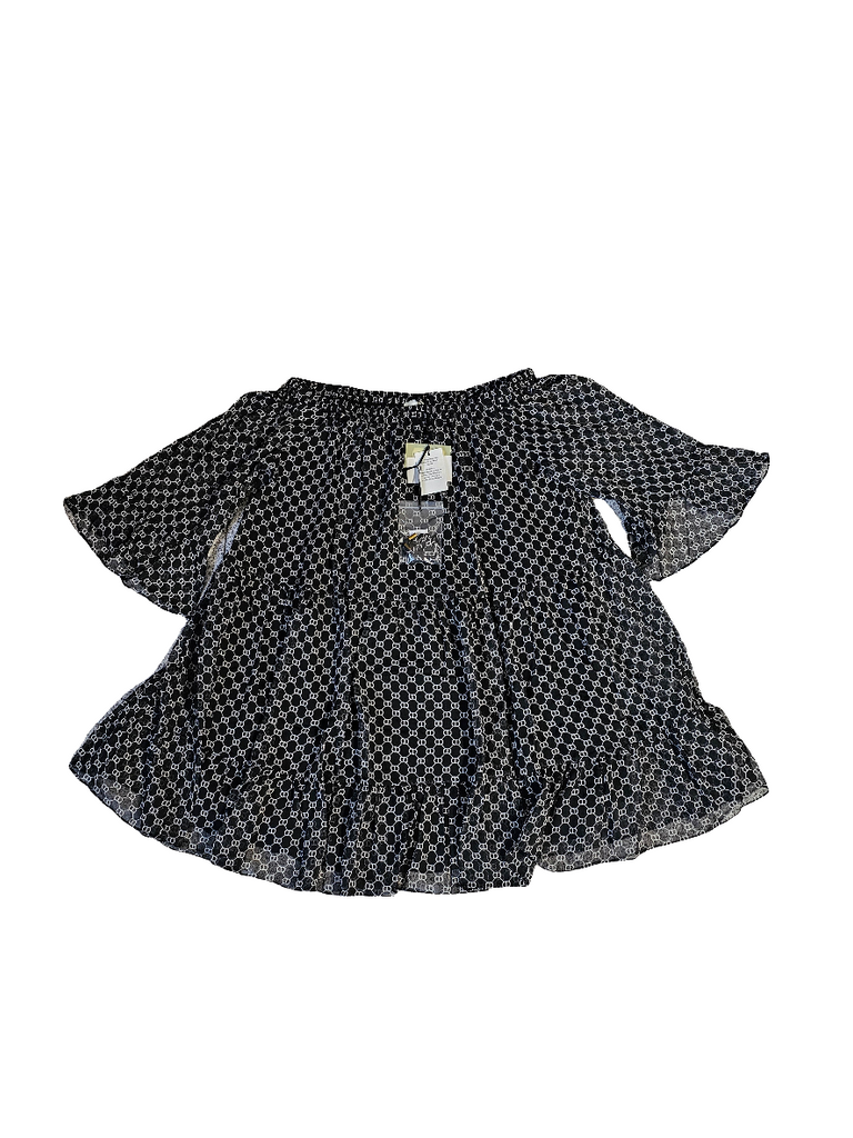 KAFTANO NERO/OVAL MADREPERLA     TWINSET