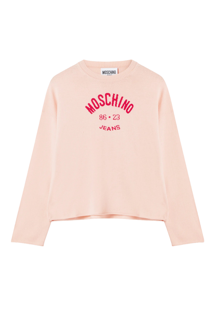 MAGLIA PURA LANA EXTRAFINE GIROCOLLO     MOSCHINO JEANS