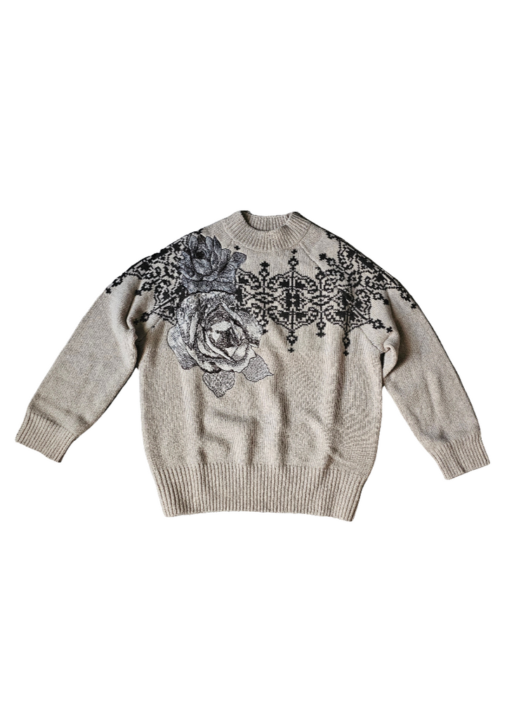 MAGLIONE NORVE RICAMATO     BLUGIRL Blumarine