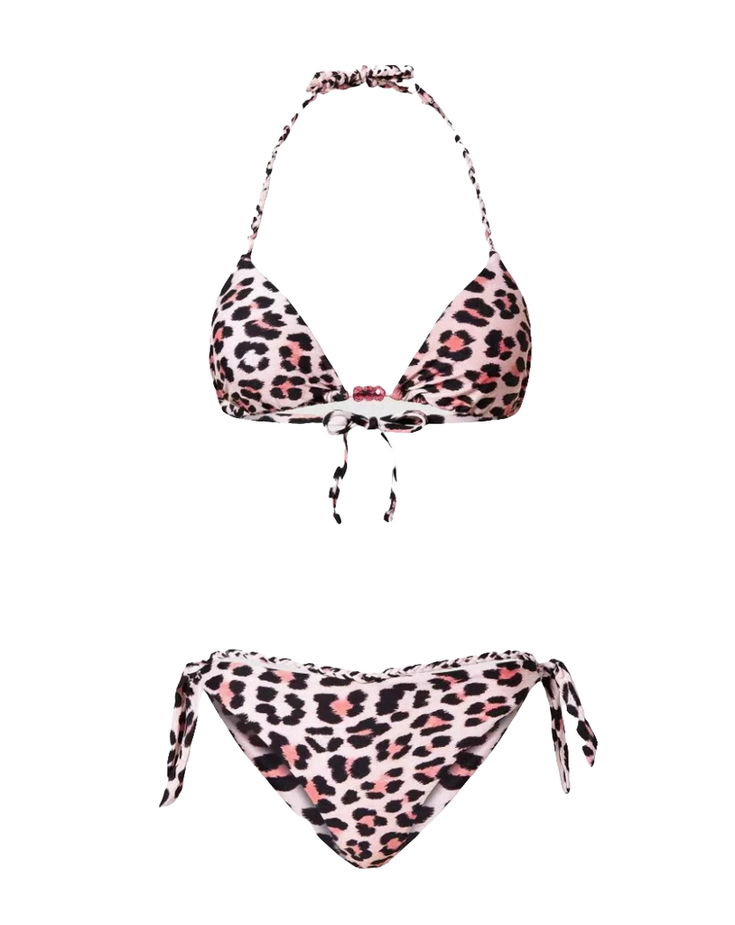 COSTUME DA BAGNO TRIANGOLO E TANGA ANIMALIER TWINSET