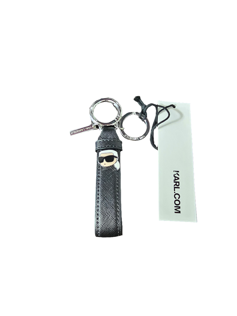 PORTACHIAVI K/IKONIK 2.0 LOOP KEYCHAIN    KARL LAGERFELD