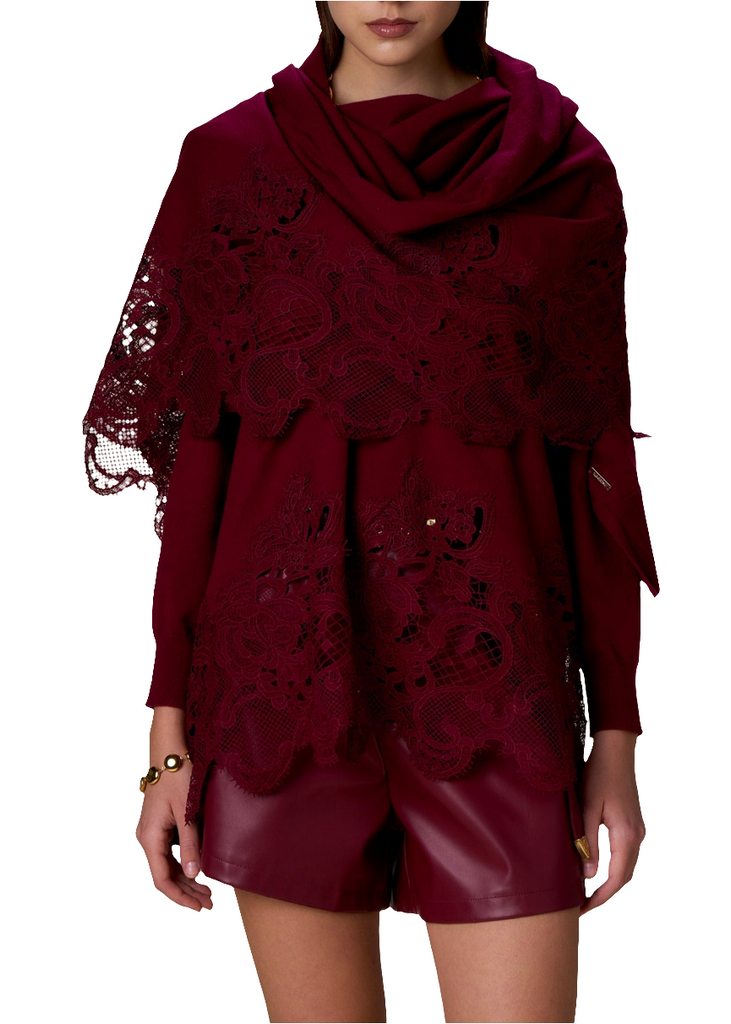STOLA CON PIZZO     NOSECRETS