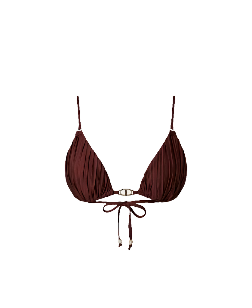 COSTUME DA BAGNO TRIANGOLO CON PLISSE'   TWINSET