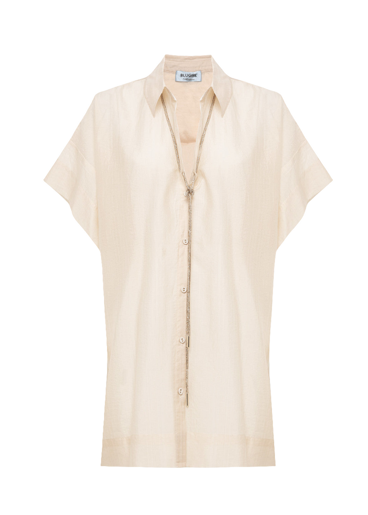 CAMICIA OVER IN TENCEL     BUGIRL Blumarine