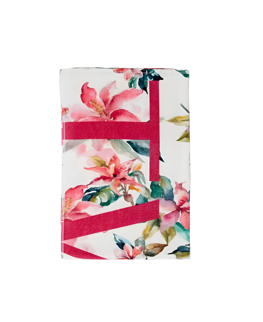 TELO MARE IN SPUGNA STAMPA FIORI     TWINSET