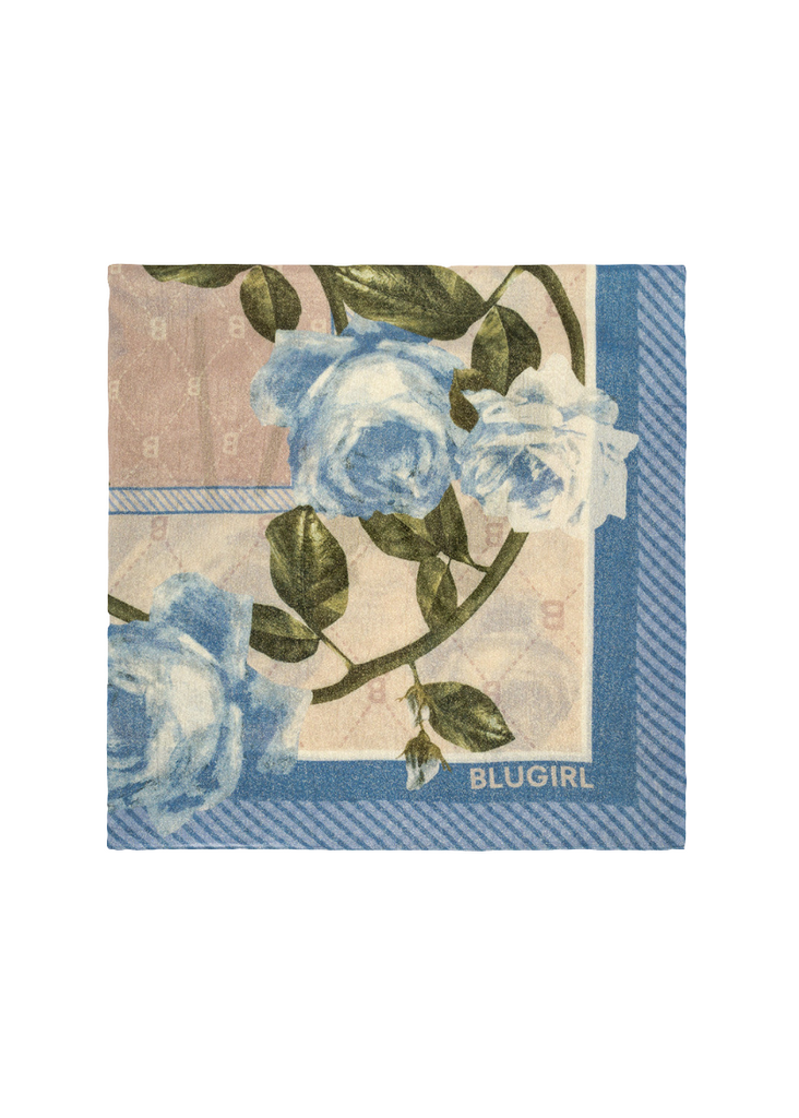 FOULARD CON STAMPA A ROSE     BLUGIRL Blumarine