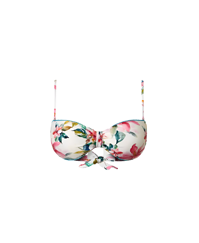 COSTUME DA BAGNO FASCIA CON STAMPA FIORI     TWINSET