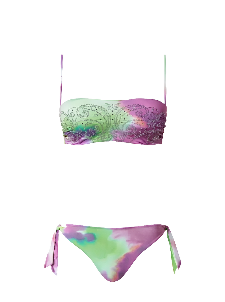 COSTUME DA BAGNO  FASCIA E TANGA TIE-DYE   TWINSET