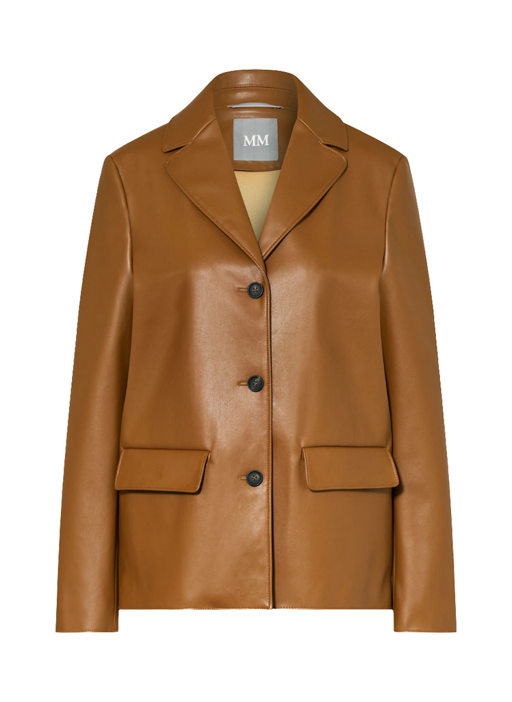 GIACCA BLAZER ALBATRO IN ECOPELLE     MAX MARA MM