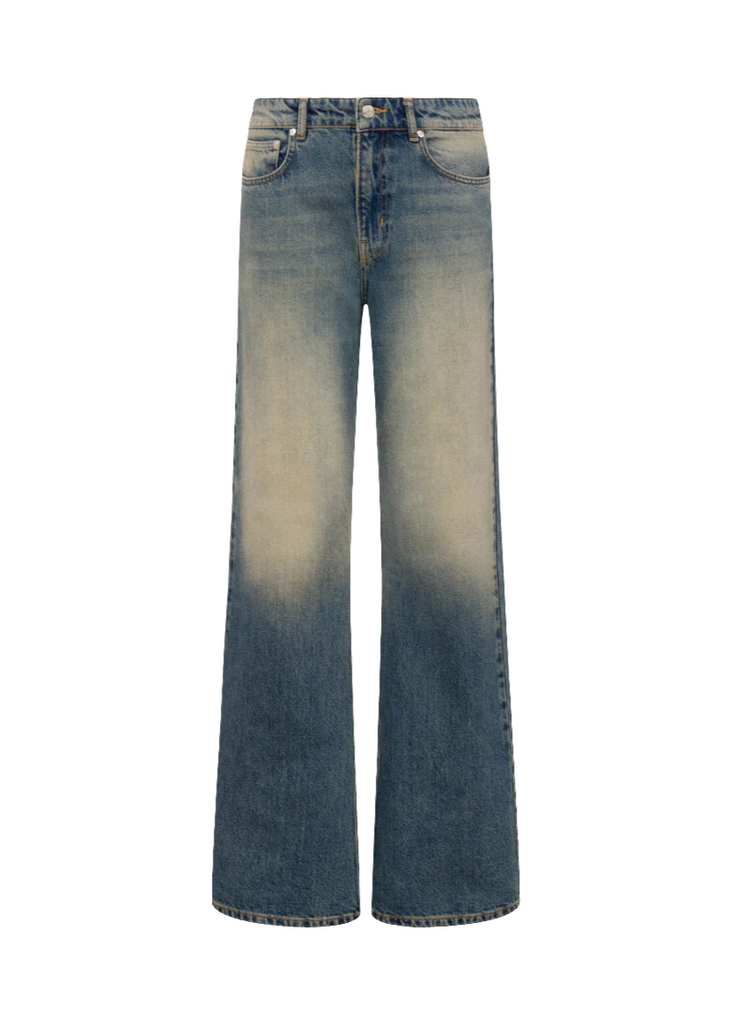 PANTALONE DENIM FERMO IN COTONE     MOSCHINO JEANS