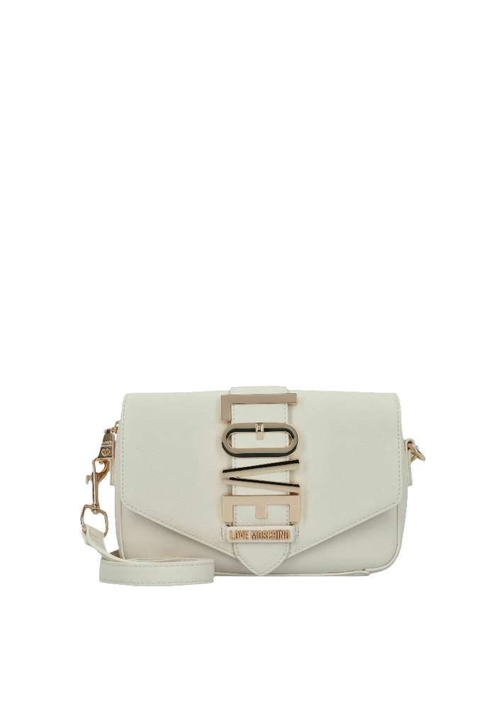 BORSA A TRACOLLA CON LOGO     LOVE MOSCHINO
