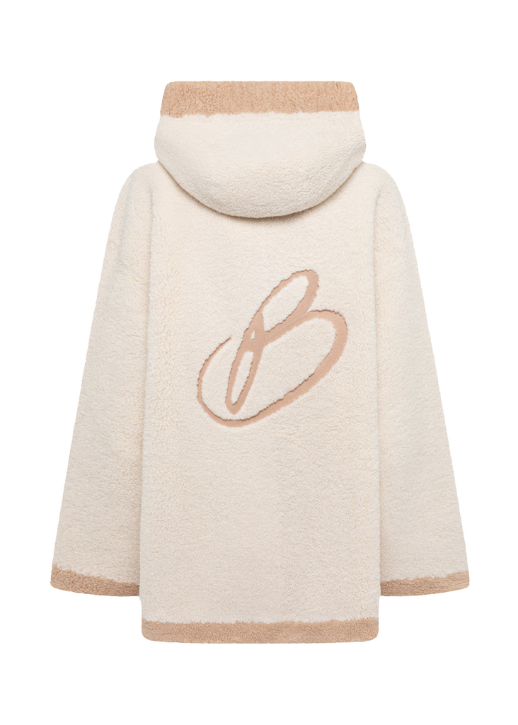 GIACCONE EFFETTO MONTONE CON LOGO     BLUGIRL Blumarine