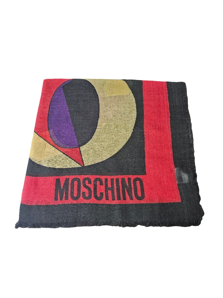 FOULARD SCIALLE IN LANA    MOSCHINO