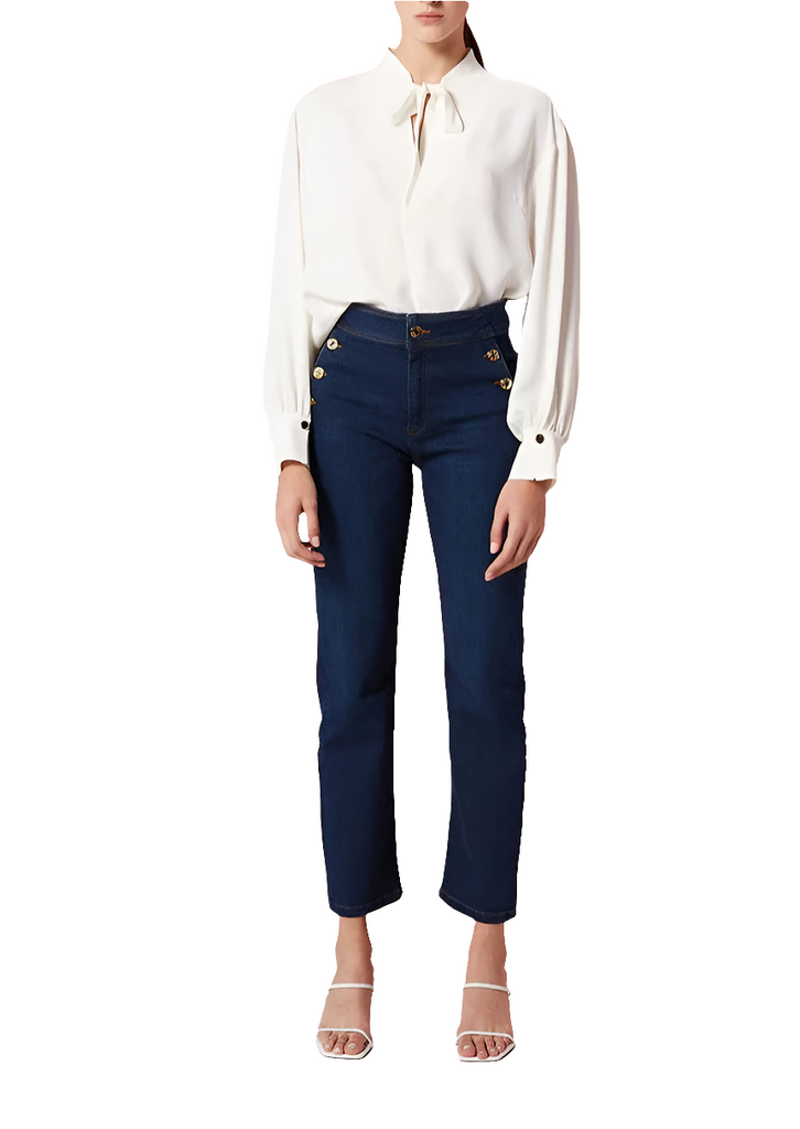 BLUSA FOCUS CON LACCETTI    NENETTE