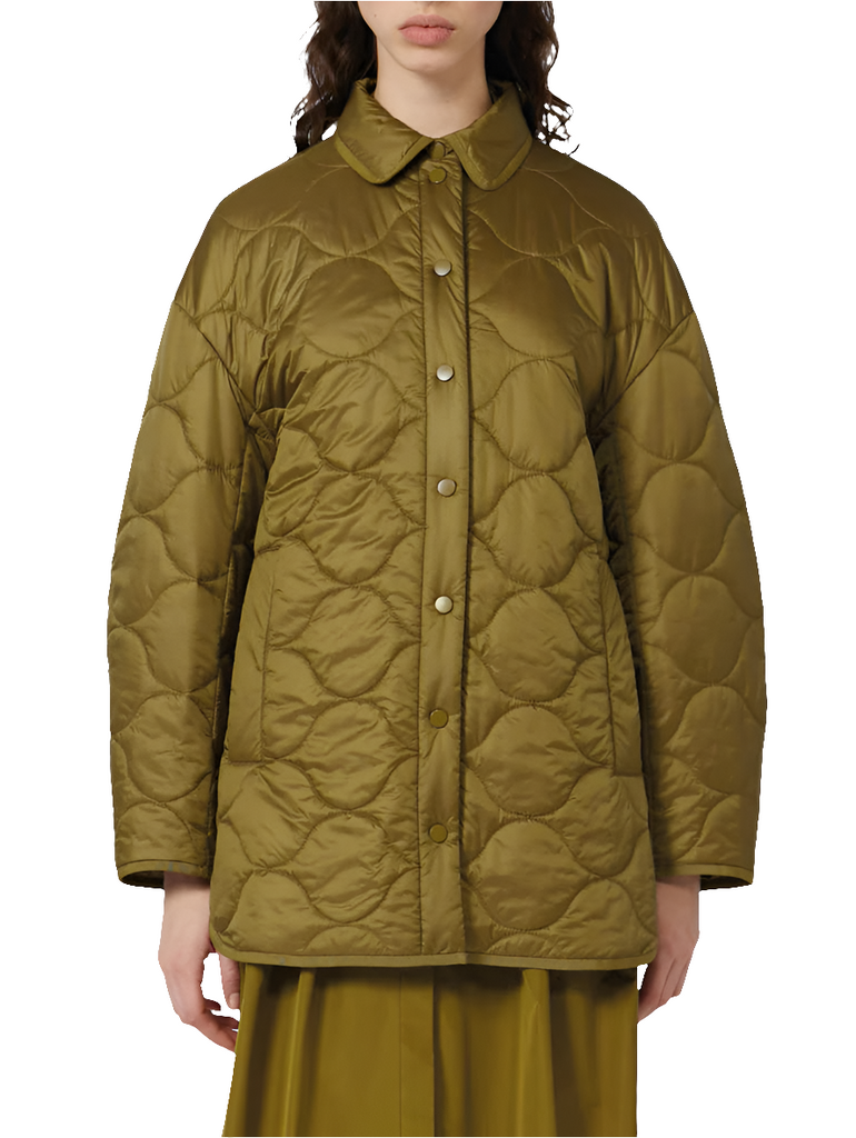 PIUMINO OVERSHIRT IN NYLON ULTRA LEGGERO A LASANGUE     MAX MARA MM
