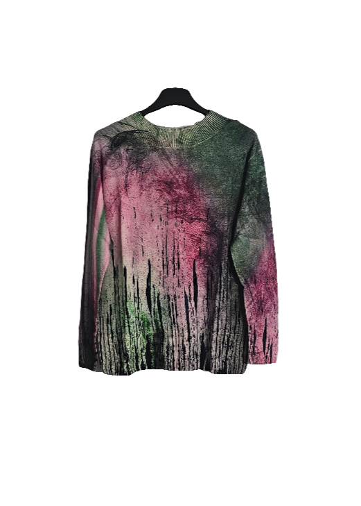 MAGLIA SCOLLO A BARCA OVER ST. SHANDED D. USE     JEI'S LETIZIA DENARO