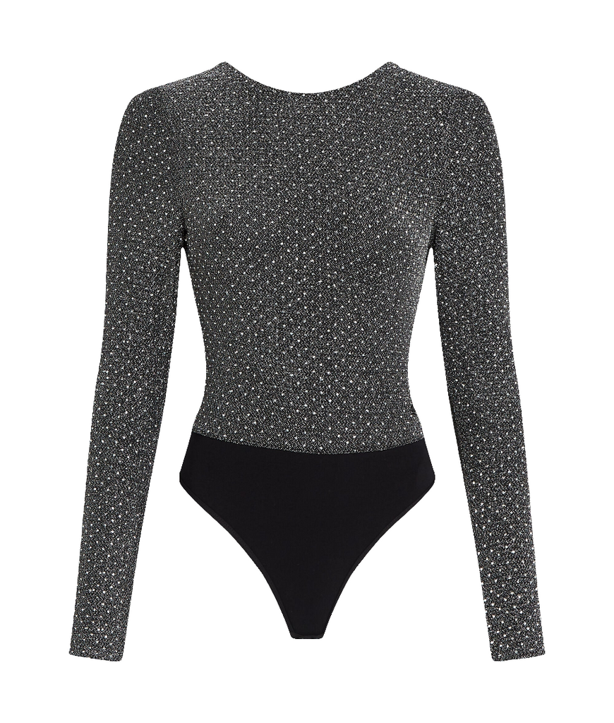 BODY IN LUREX CON STRASS     KARL LAGERFELD