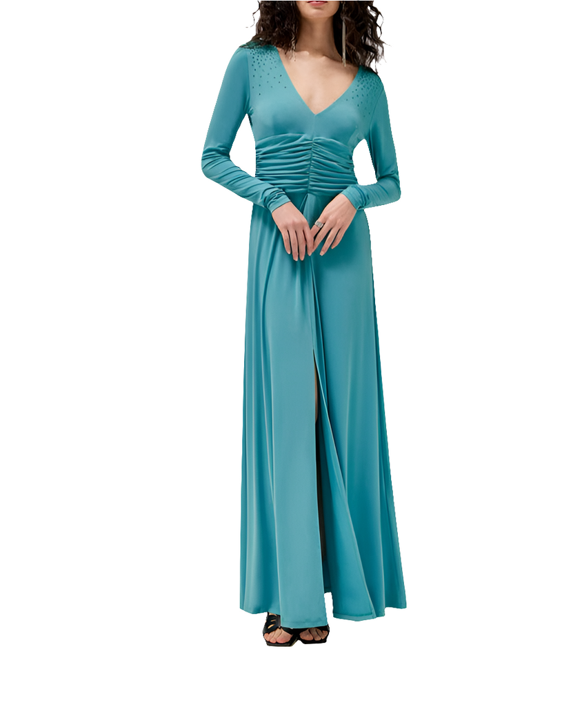 ABITO LUNGO IN JERSEY CON STRASS  BLUGIRL Blumarine