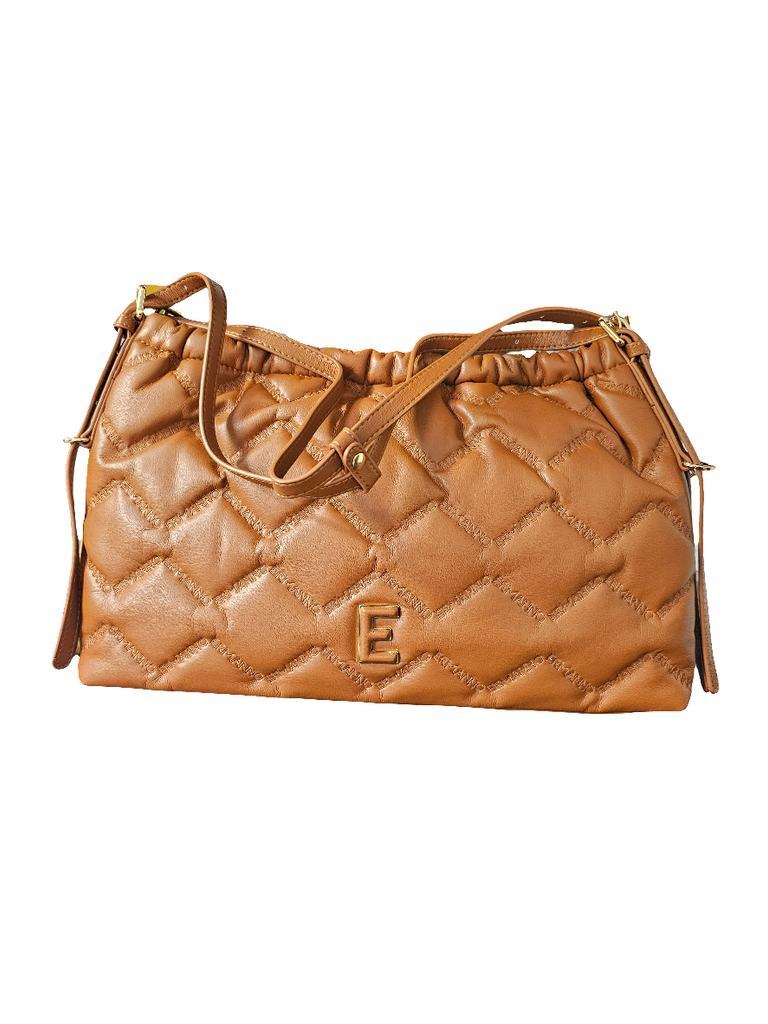 BORSA HOBO SOFIA TRAPUNTATA CON LOGO E TRACOLLA ERMANNO SCERVINO FIRENZE