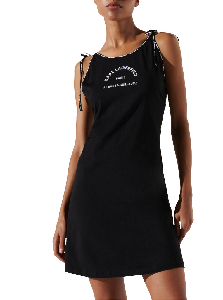 ABITO CORTO LOGO SHORT BEACHDRESS   KARL LAGERFELD