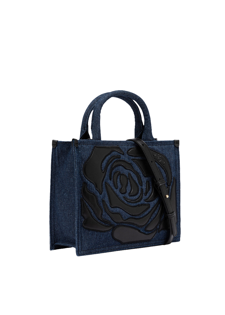 BORSA IN DENIM CON ROSA     BLUGIRL Blumarine