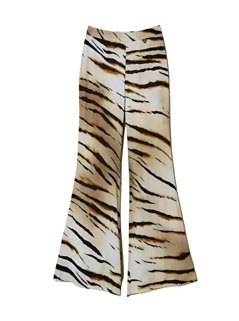 PANTALONE CON STAMPA ANIMALIER   TWINSET
