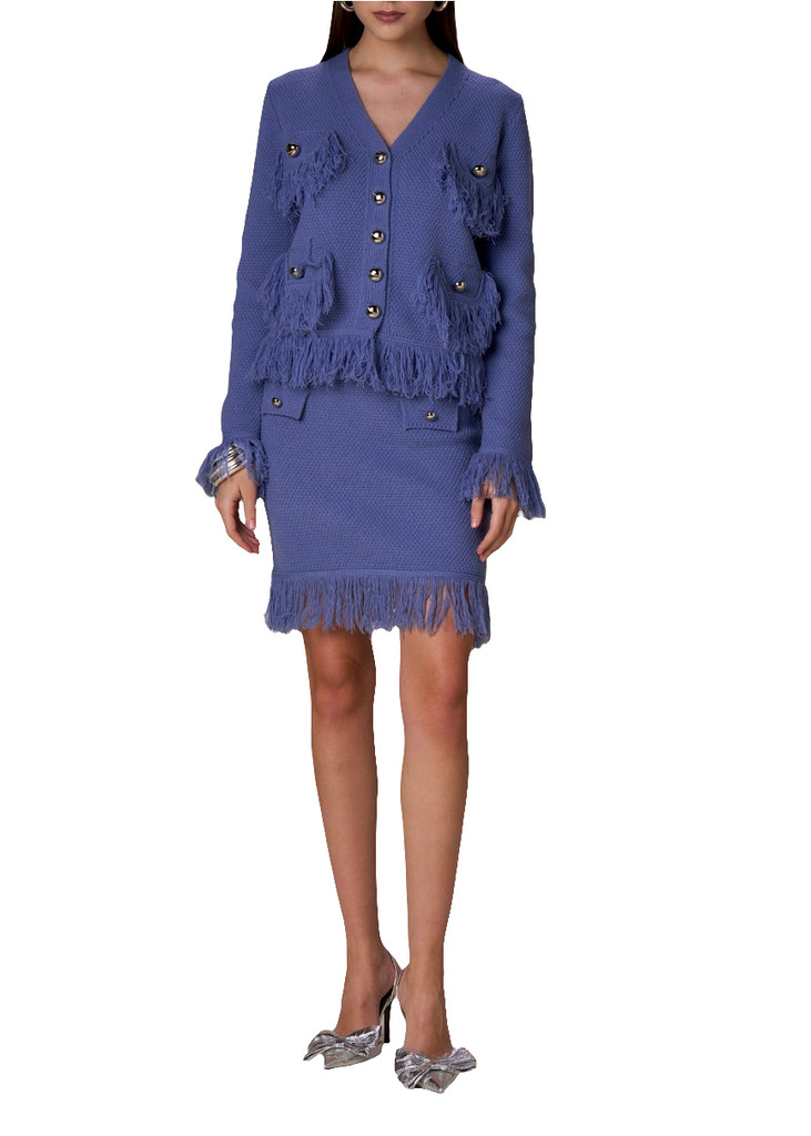 GIACCA MAGLIA FRANGE     NOSECRETS